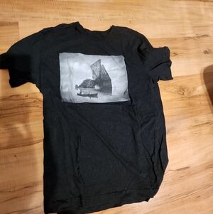 NTVS Limited Addition Black Graphic T-Shirt with Gray Print